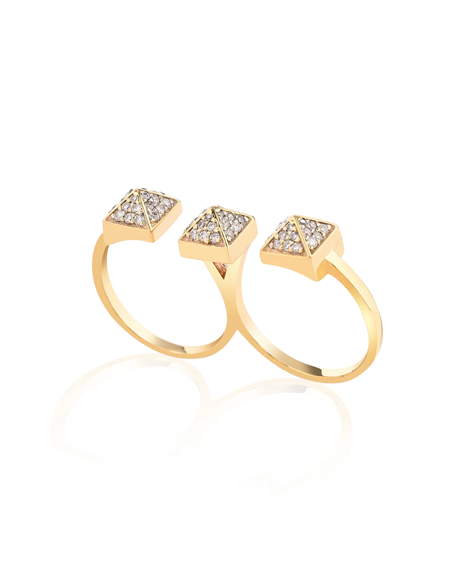 La DiaMantés  | Diamond Apex Trio Ring